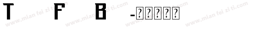 Tadeo Font Bold字体转换